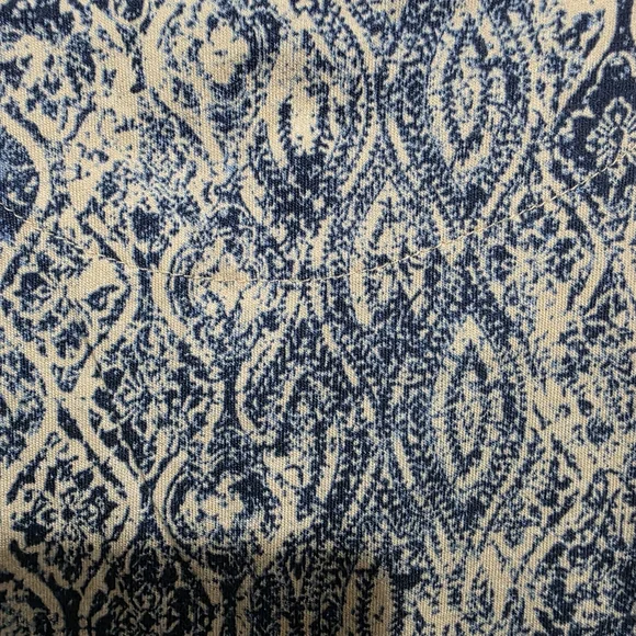 Catherine's Blue Patterned Women's Shirt - Picture 6 of 6